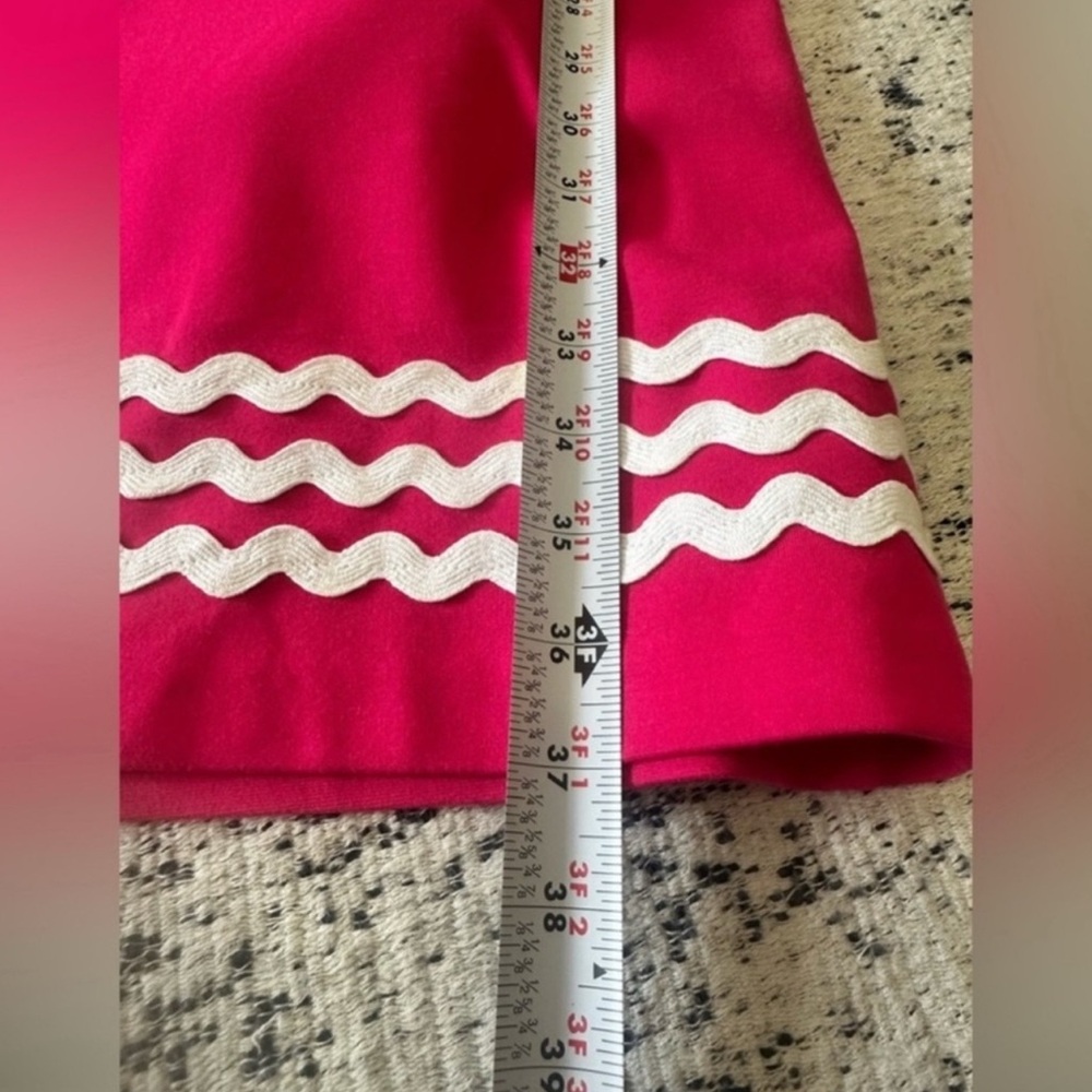 Talbots Pink Shift Dress with Rickrack Trim - Picture 10 of 11